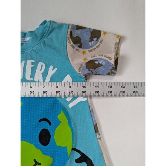 Holleigh Bear Baby Wear Handmade Toddler Earth Day Dress - Picture 3 of 7